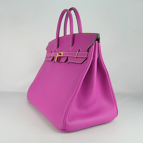 Replica Hermes Birkin 40CM Togo Bag Dark Peachblow 6099 Online - Click Image to Close